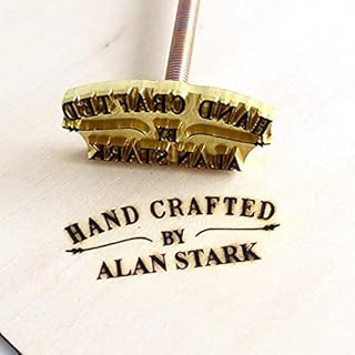 Custom Logo/Wood Branding Iron/Handcrafted Woodworking Stamp/Steak BBQ Branding Iron/Leather Branding (3.5 cm)