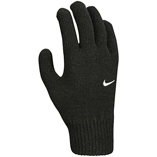Nike YA Swoosh Knit Gloves 2.0 Black/White L/XL