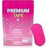 30 Pcs Pink Mouth Tape for Sleeping Hypoallergenic Tape for Sensitive Skin, Painless Removal, Breathable Comfortable to Exercise