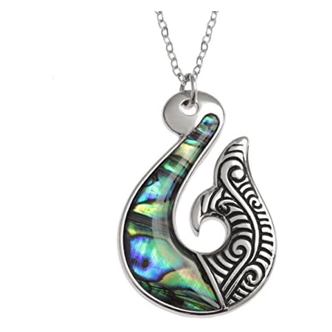 Kiara Jewellery Maori Fish Hook Pendant Necklace Cover