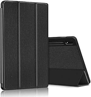TOPCASE Compatible with Samsung Galaxy Tab S8 11 Inch Tablet Case,With Pencil Holder Cover for Galaxy Tab S7 11" Case,Black