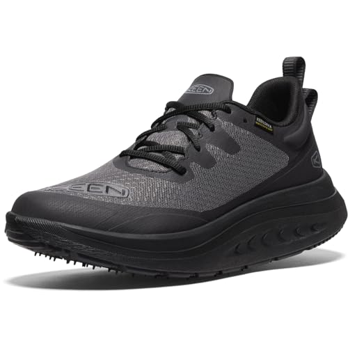 KEEN Men's Wk400 Performance Waterproof Walking Black