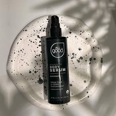 All Good Rejuvenating Body Serum for Men & Women - Calendula, Moringa, Sea Buckthorn & Essential Oils - Lightweight, Moisturizer & Replenishing Serum - Made in USA - 3oz (Coconut)