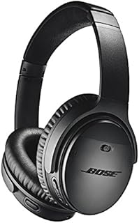 Bose QuietComfort 35 II Noise Cancelling Bluetooth - Wireless, Over Ear Headphones with Built in Microphone and Alexa Voice Control, Black, Standard Headphone Size