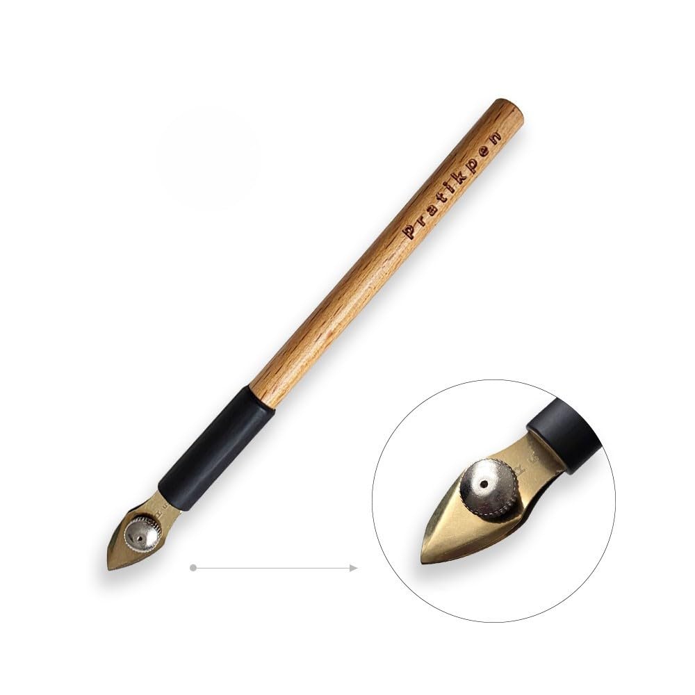 Ruling R5 Stylo de calligraphie avec manche en bois pour calligraphie, illustration et dessin technique