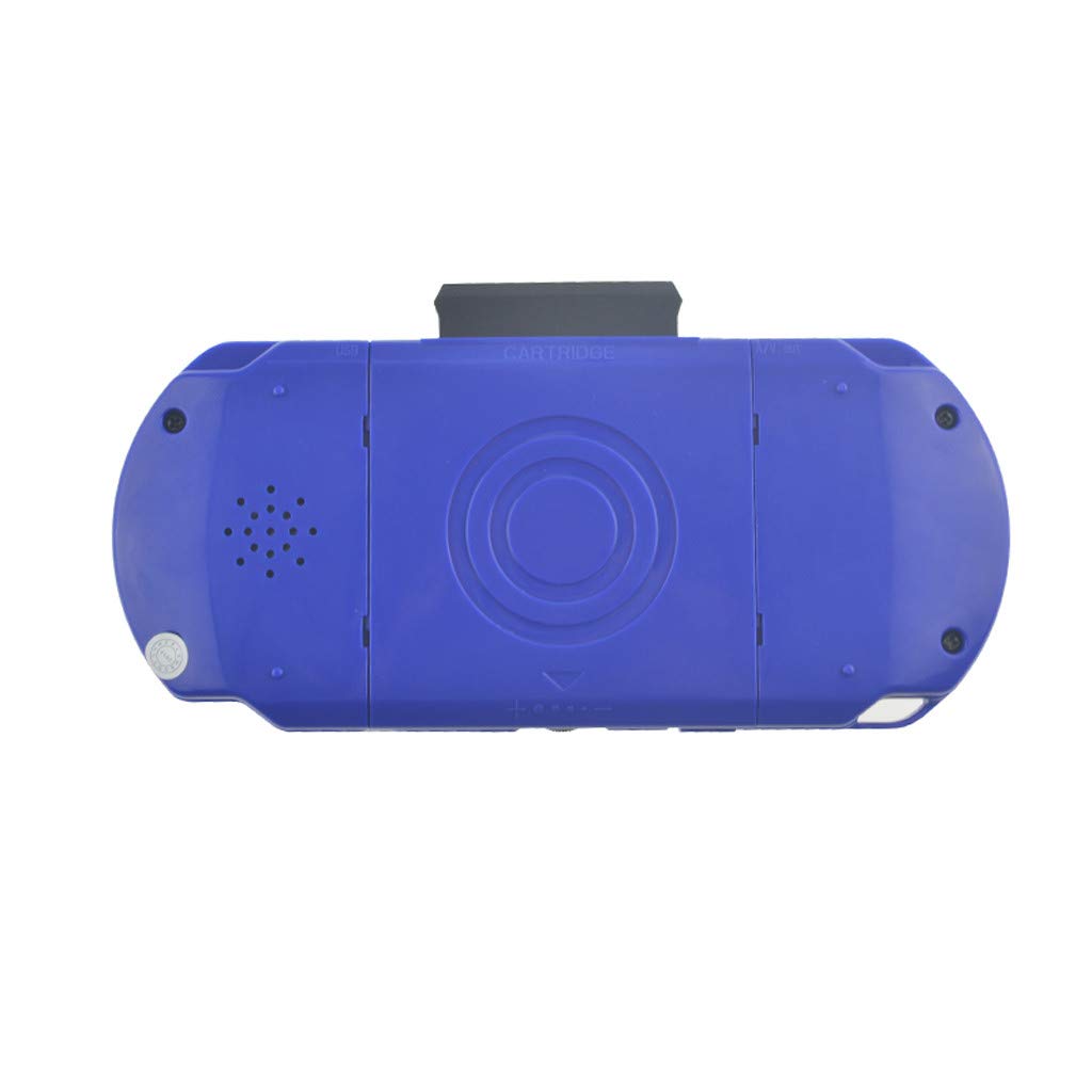 Momola Console de Jeu Portable PXP3 Console de Jeu Classique Portable 16 Bits LCD Game Player pour Enfant Cadeau Anniversaire (Bleu)