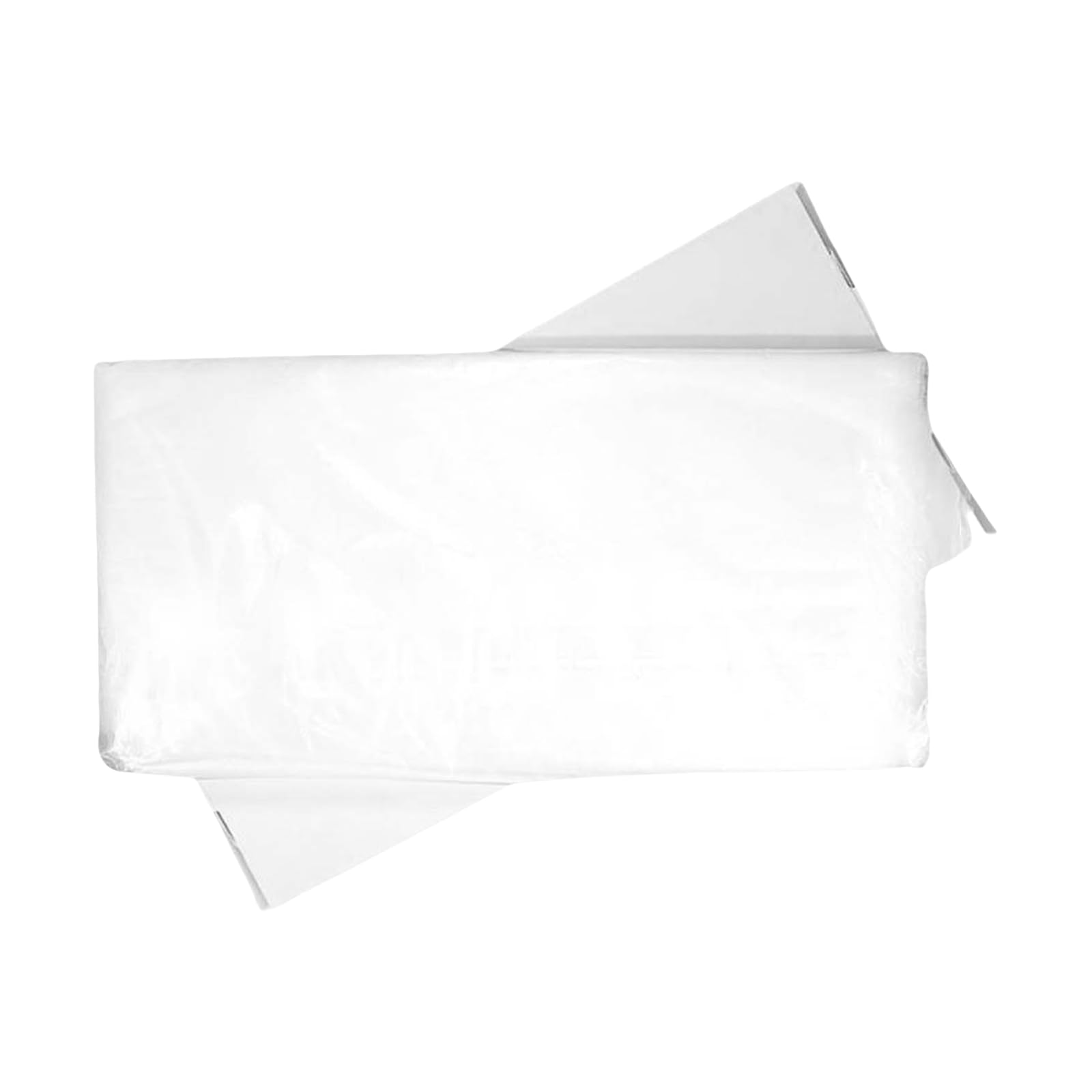 100 protectores de maquillaje desechables para cubrir la cara y la ropa, para mujeres y niñas