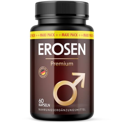 Erosen Premium Cápsulas | Para una vida amorosa activa | Fácil de usar | Contenido 60 cápsulas