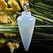 Opalite Smooth Pendulum. Good for Reiki and Crystal Healing.