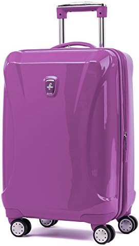 Atlantic Luggage Atlantic Ultra Lite Hardside Expandable Spinner, Bright Violet, Carry-on