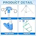 TrelaCo 2 Pack Portable IV Pole Stand Rack Collapsible Stand with 2 Drip Bag Iv Supplies 4 Hooks 3 Legs, Aluminum Alloy Pole Stand Adjustable Height from 20-79 Inch for Hospital Clinic Home Care