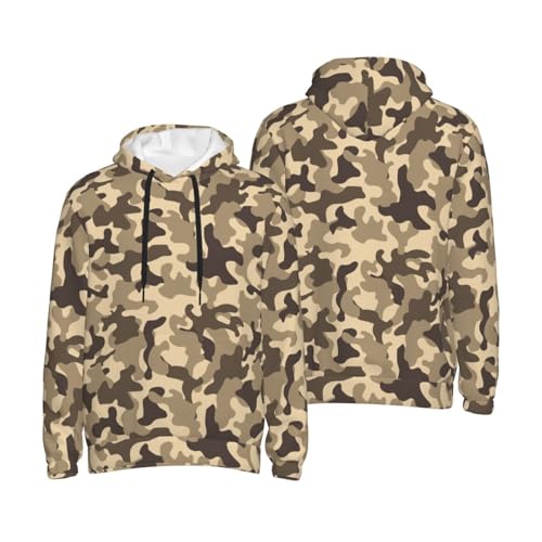 Hoodies For Men - Black White Camouflage Print Long Sleeve Casual Men'S Hoodies & Sweatshirts Pullover With Pocket4