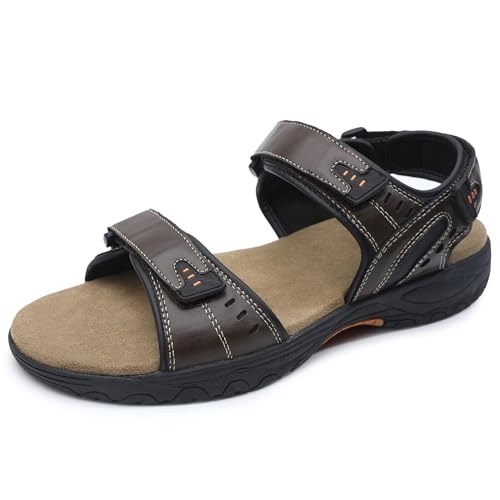 Image of Mens Sporty Outdoor Sandal Open Toe Hiking Outdoor Shoe Non-slip Athletic Sandal