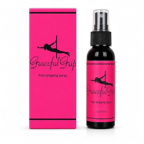Graceful Grip Pole Grip Spray Rosin-Based Hand Grip for Pole Dancing Dry Hands Pole Grip Solution for Pole Fitness Aerial Silks | No Chalk Residue | Made in USA