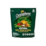 Christopherus Vegetarisches Trockenfutter für ausgewachsene Hunde Aller Rassen, Alleinfutter für Hunde, Erbse, Tapioka und Kürbis, 1 kg
