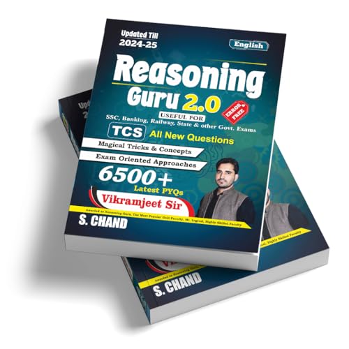 Image of Reasoning Guru 2.0 (in English Medium) Book 2025 - 2026 for SSC Exam CGL CHSL, Bank, Railway, UPSC & Other Competitive Exams | 6500+ PYQ Previous Year Question - Error Free - Edition Books