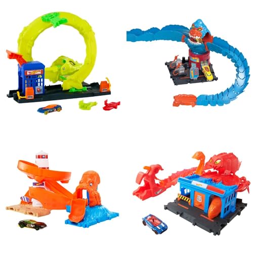 Hot Wheels City Nemesis Toy Car Track Assortment (Mattel HDR29)