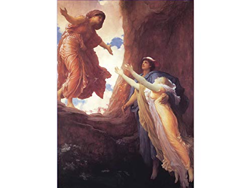 Peinture à l'huile Perséphone Leighton fait main sur toile par des professeurs d'art