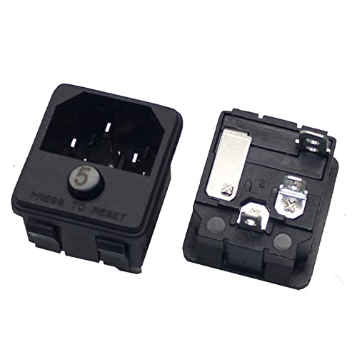 Prise C14 10A avec disjoncteur de surcharge série 88D 5a pour appareils électriques