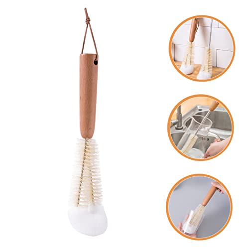 FRCOLOR 3 Pecas escova de limpeza de xícara de café garrafa de água de vidro escova de limpeza de ga