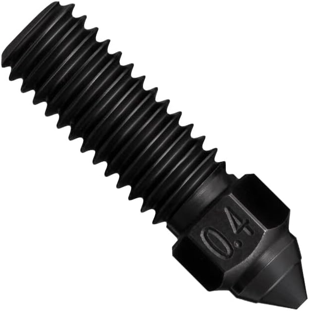 K1 3D High Flow Nozzle Kit, 6PCS 0.4mm 0.6mm 0.8mm 3D Printer Nozzles High Thermal Conductivity 600mm/s High Flow for K1, K1 Max, CR-M4, CR-10SE, Ender-3 V3 KE, 40CLV491P7LW14MHXDKGFYCUD