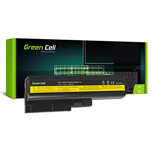  Green Cell Batteria per Lenovo IBM ThinkPad W500 4061 4062 4063 4064 4065 Z60m 0660 0672 0673 0674 0675 2529 2530 2531 2532 9450 9451 9452 9453 Z61e Portatile (4400mAh 10.8V Nero)