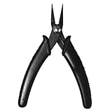 Rayher 8954100 Flachrundzange für Schmuck, 13,5 cm, 1 Stück auf Blisterkarte