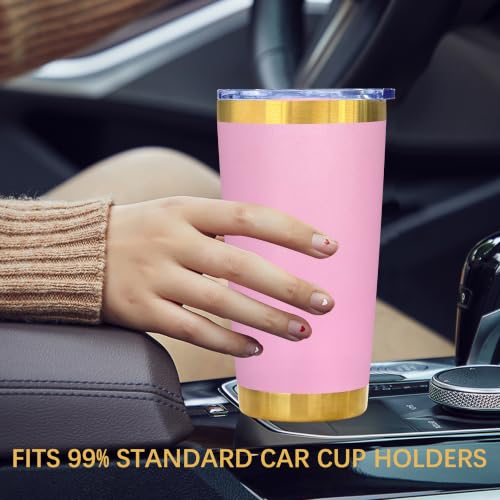 Image of 20 oz Tumbler Bulk Stainless Steel Tumbler,Sakura Pink,6 Pack