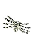 Farben: silber, schwarz Karneval-Klamotten Armband Spinne Armreif Spinne-n-Armband Halloween