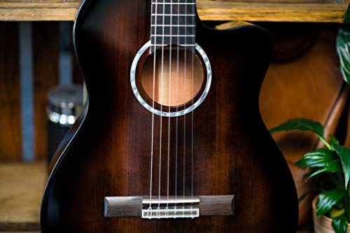 Cordoba Fusion 5 Sonata Burst Acoustic-Electric Cutaway Nylon String Guitar, Fusion Series #TOP7