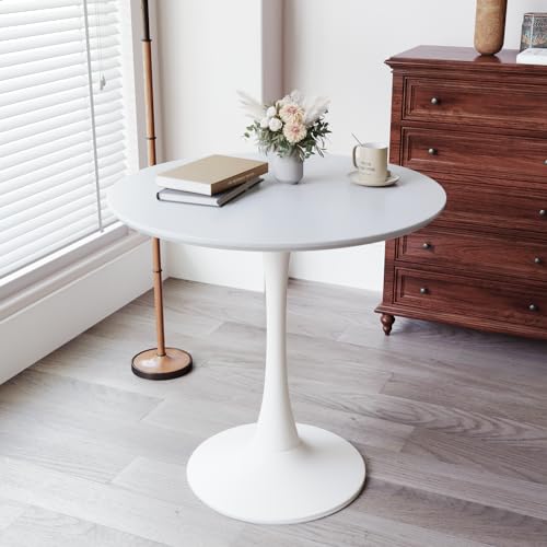 XUOXFUTZIG Round Pedestal Dining Table for Small Spaces, 31.5 Inch