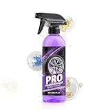 Detergente per ruote auto, 120 ml, in schiuma, per rimuovere la polvere dei freni, per interni ed esterni