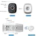 Wireless Security Camera HD 1080P Outdoor/Indoor Surveillance Cameras -Two Way Audio Talk WiFi Camera, PIR Motion Sensor IR Night Vision Detection, Build in Rechargeable Batteries SD Card Slot White