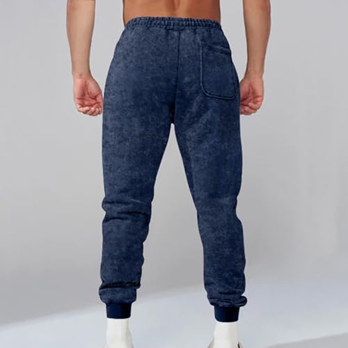 Sweatpants taille élastique chaud et ample contre le froid hivernal - 2