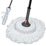 TrueYee Self Wringing Mops for Floor Cleaning, Microfiber Twist Mop with 52