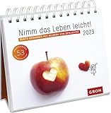 Nimm das Leben leicht! 2023 Bunte Gedanken mit Bildern von Spielkkind: Wochenkalender zum Aufstellen, Tischkalender mit Spiralbindung und 53 Postkarten zum Heraustrennen