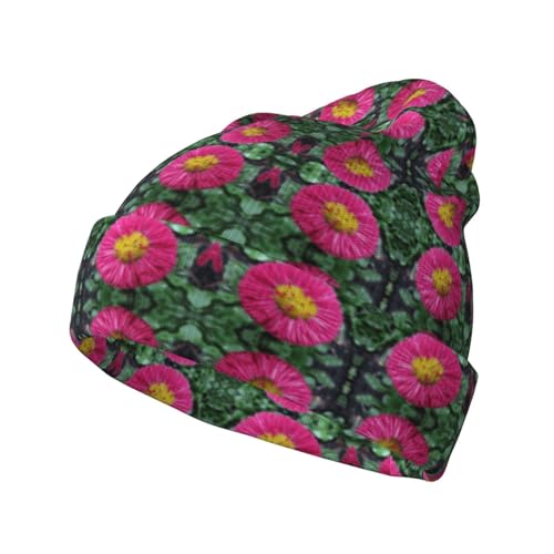 Bonnet tricoté noir adulte parfait pour le camping et l'escalade