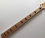 4 String Electric guitar bass neck 20fret 34inch Maple Fingerboard Block Inlay Nut 38 mm.Gloss