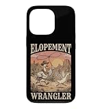 Ya en manzanajugosa.com: Carcasa para iPhone 13 Pro Elopement Wrangler - Meme Divertido planificador de Bodas de Ganso Vaquero