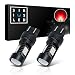SiriusLED Extremely Bright 35W 2835 Chipset 21 SMD LED Bulbs with Projector for Car Turn Signals Daytime Running DRL Brake Tail Lights 7443 7442 992 T20 Red