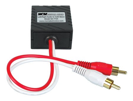 MCMCustom Audio 50-7724 L/R Stereo Audio Balun
