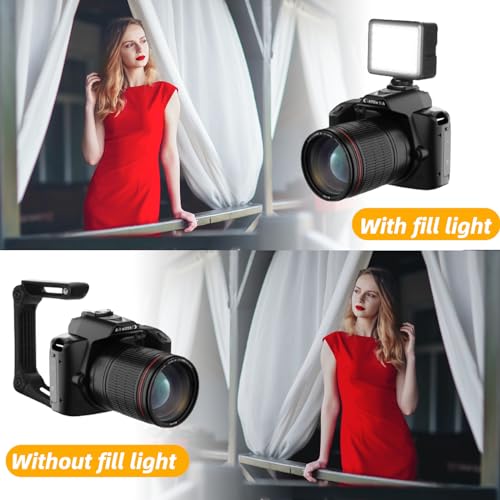 Camera VINGVO para Vlogging con pantalla IPS y zoom 16X miniatura 5