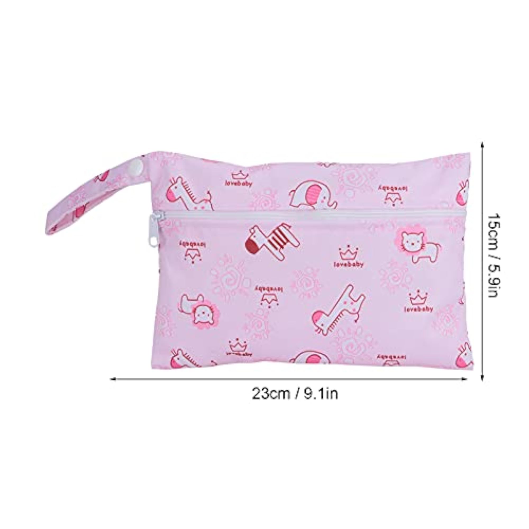 Diaper Storage Bag, Soft Skin Friendly Pouch for Travel