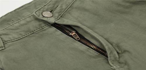 Men's Pants Spring Summer Retro Multi-Pocket Wide Leg Straight Leg Cargo Trouser for Men4