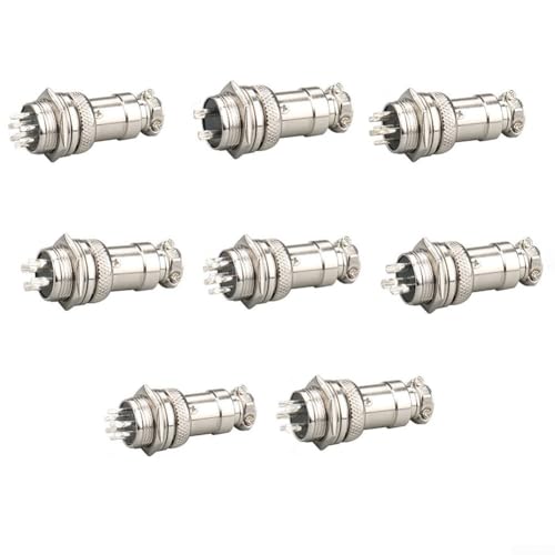 10 Sets Aviation Connector , Aviation Socket 2-9P 16mm DF16 Series Aviation Column Connectors(DF16B-6)