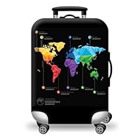 HENGBIRD KofferschutzhüLle Elastisch Kofferbezug Suitcase Cover StaubgeschüTzt KofferhüLle Hergestellt Aus Polyester KofferhüLle KofferschutzhüLle Passend für GrößE (L(25-28Inch))
