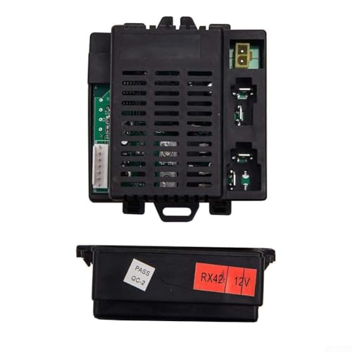 RX42 - Mando a distancia y receptor de 12 V para coches eléctricos infantiles - ABS + construcción de metal, coincidencia de frecuencia de 2,4 GHz, compatible con