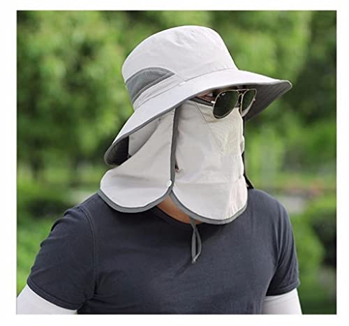 Chapeau de soleil UPF50+ pour femme et homme avec protection nuque