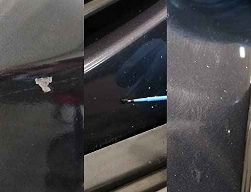 AUTO-PLAST PRODUKT APP Micro Brush - Lackstifte mit Applikator | Lacktupfer | weiß | 1,0 mm | 100 Stück, Weiss