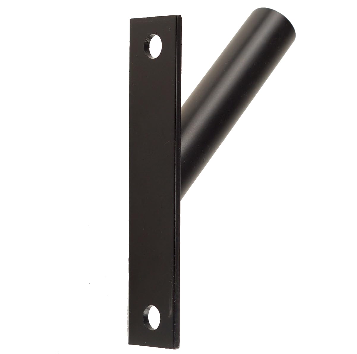Supporto per Bandiera 30 x 150 cm - Staffa Singola per Montaggio a Parete Interno ed Esterno - Fissaggio Stabile per Asta Rotonda in Metallo, Legno o plastica